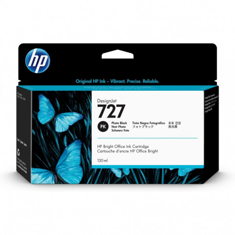"HP 727 Original Tinte foto schwarz Standardkapazitt 130ml 1er-Pack"