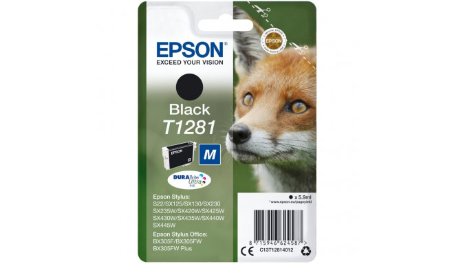 "Epson Tinte T1281 C13T12814012 Schwarz bis zu 170 Seiten"