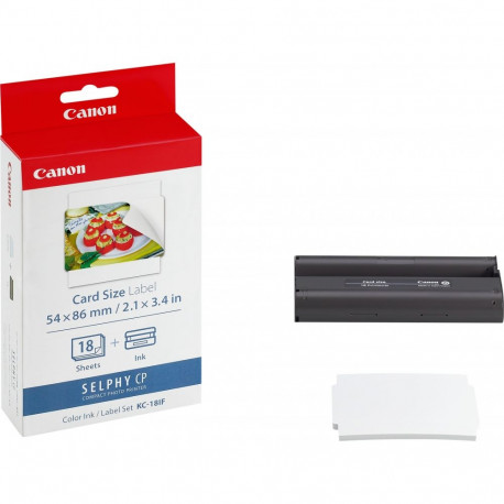 "Canon KC-18IF INK AND PAPER SET"