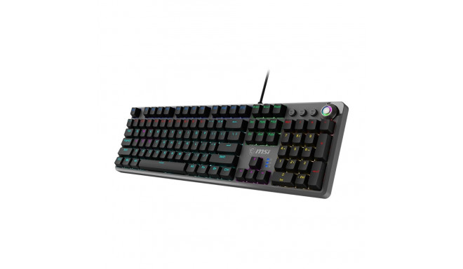 "MSI FORGE GK-310 RED Gaming Keyboard. verkabelt"