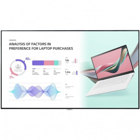 "LG 98UH5J-H Signage Display UH5 Series 248.92cm 98Zoll IPS UHD 500cd/m2 24/7 Haze webOS Speaker wif