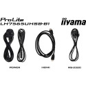 "IIYAMA 189.3cm(75"") LH7575UHS-B1AG 16:9 3xHDMI+DP+2xUSB IPS retail (Speditionsversand)"