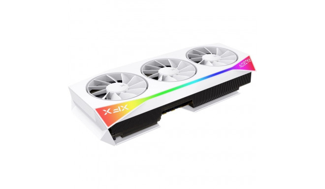 "RX 9070 XT 16GB XFX Mercury Gaming RGB OC GDDR6 3 Fan white"