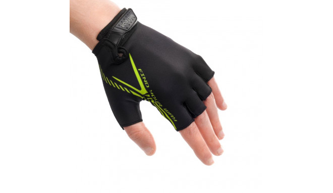 Rękawiczki rowerowe Meteor MX12 czarne 17615-17616-17617-17618 L