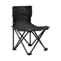 Krzesło składane Meteor Skaut czarne 16555