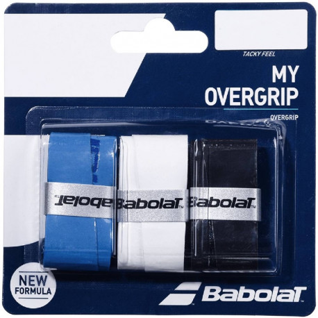 Babolat gripilint My Overgrip x3 206204, must, sinine, valge
