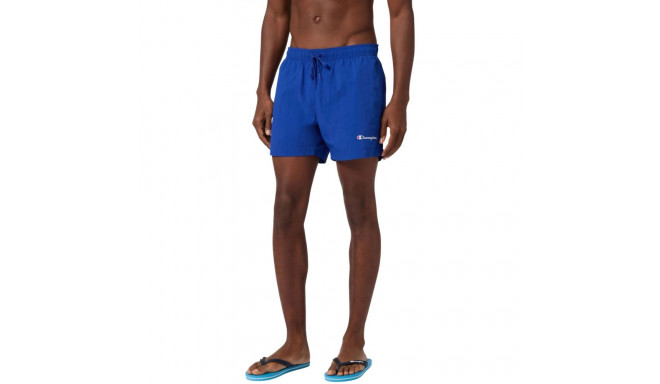Spodenki kąpielowe męskie Champion Beachshort niebieskie 219979 BS008  M
