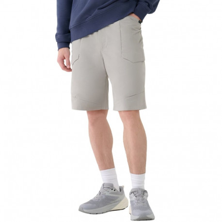 Spodenki męskie 4F CAS M527 ciepły jasny szary 4FWSS25TSHOM527 26S 2XL