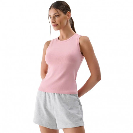 Koszulka damska 4F F132 jasny róż 4FWMM00TSLEF132 56S XS