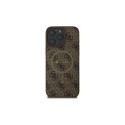 Guess 4G Ring Classic Logo MagSafe Case for iPhone 16 Pro Max - Brown