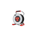 Maandusega pikendusjuhe 3 pesa / 25.0m rull kaablitrummel IP44 3G 1.5 mm²