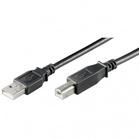 USB 2.0 kaabel A - B 0.25m, must