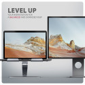 AXAGON STND-LQ Stand for 10 to 16 Zoll Laptops and Tablets - silver