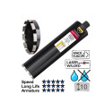 Diamond core bit, DBK 032 x 450 mm, SAMEDIA