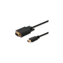 Savio HDMI - D-Sub (VGA) kaabel 1.8m must (SAVKABELCL-103)