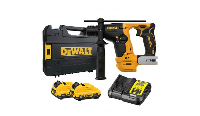 DEWALT. HAMMER DRILL 12V 1.1J DRILLING DCH072L2 2x3.0Ah