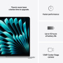 MacBook Air 15” Apple M4 10C CPU, 10C GPU/16GB/256GB SSD/Silver/RUS