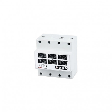 Overvoltage & Undervoltage Protector, 63A, 3-phase