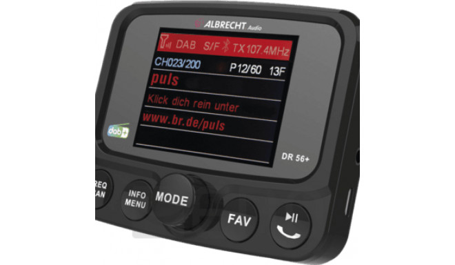 Albrecht autoraadioadapter DR56+ DAB+