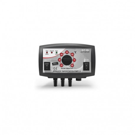 Tech Controller ST-19 central heating pump, anti-stop, black