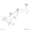 Neomounts FPMA-HAW100 meditsiiniline monitori seinakinnitus 10-24" – h 0-170 cm – gaasvedru