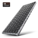 Axagon HMC-KB-US laptop dock/port replicator Wired USB 3.2 Gen 1 (3.1 Gen 1) Type-C Grey