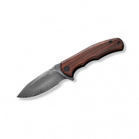 CIVIVI Mini Praxis Knife with Damascus steel and Guibourtia handle