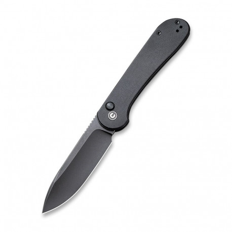 Knife CIVIVI Button Lock Elementum All Black G10