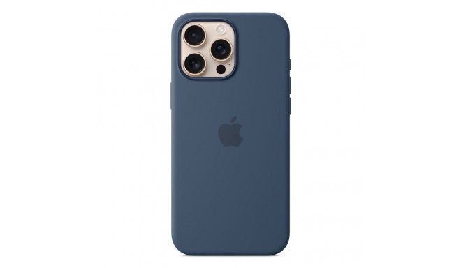 iPhone16 Pro Max Silicone Case w/ MagSafe Denim