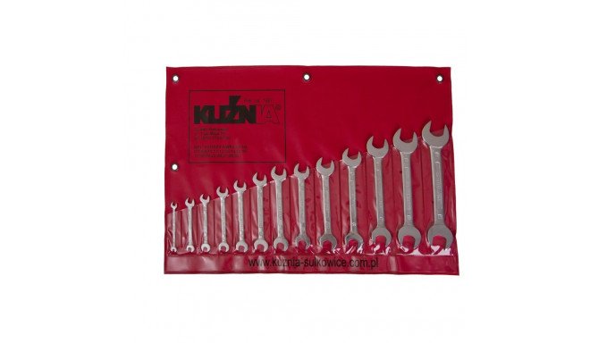 Set of open-end wrenches 13 pcs 6-32mm