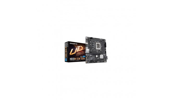 GIGABYTE H610M D3W DDR4 emaplaat – toetab 14. põlvkonna Intel Core protsessoreid, 5+1+1 faasi VRM, k