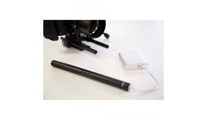 RØDE NTG-4+ must digitaalne kaameramikrofon