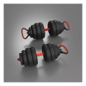 6IN1 WEIGHT SET HMS SGN140 (BARBELL, DUMBBELL AND KETTLEBELL) 40KG