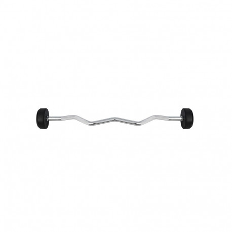 HMS GSL15 fikseeritud kummikattega kõver kang 15 kg