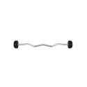 HMS GSL15 fixed barbell/rubberised broken bar 15 kg