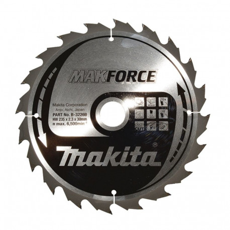 MAKITA CIRCULAR SAW BLADE 235x30x20z MAKFORCE WOOD