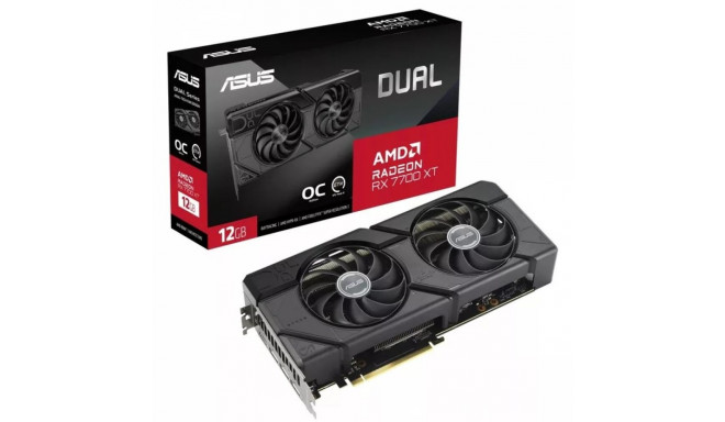ASUS Dual -RX7700XT-O12G AMD Radeon RX 7700 XT 12 GB GDDR6