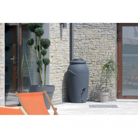 PROSPERPLAST RAINWATER CONTAINER ANTHRACITE AQUACAN BABY 210L