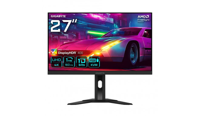 GIGABYTE M27UA 27" UHD Gaming Monitor - 3840 x 2160, 160Hz, 1ms, 400 cd/m², FreeSync Premium, HDR re