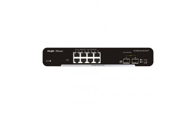Ruijie Networks RG-NBS3100-8GT2SFP network switch Managed L2 Gigabit Ethernet (10/100/1000) Black