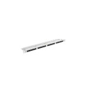LANBERG PATCH PANEL 24 PORT 0.5U CAT.6 UTP GRAY