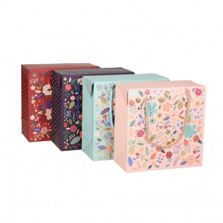 Gift bag BOXY L, 27x27x13cm, mix