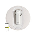 Smart wireless earpiece for car Baseus  CM10 (white)