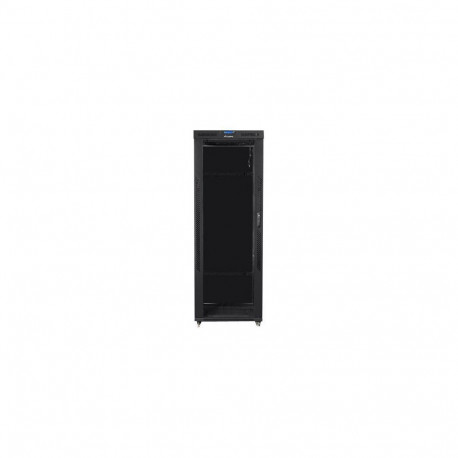 Lanberg Rack cabinet 19" free-standing 42U/800x800 (flat pack) with glass door lCD V2, black |
