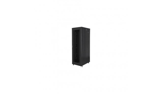 Lanberg Rack cabinet 19" free-standing 42U/800x1000 (flat pack) with mesh door, black |