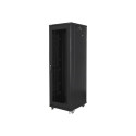 Lanberg Rack cabinet 19" free-standing 42U/600x800 (flat pack) with mesh door, black |