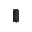 Lanberg Rack cabinet 19" free-standing 27U/800x1200 (flat pack) with mesh door lCD, black |