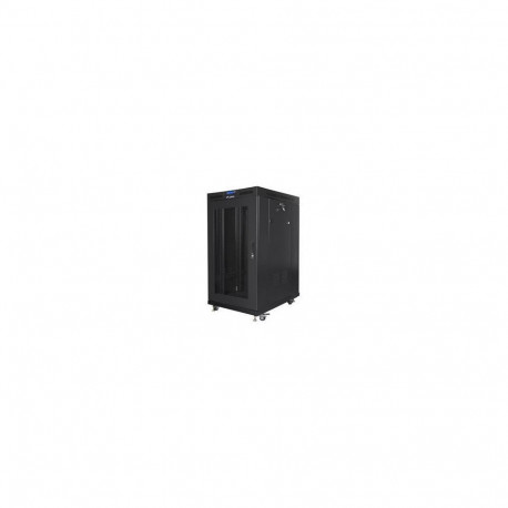 Lanberg Rack cabinet 19" free-standing 22U/800x1000 (flat pack) with mesh door lCD V2, black |