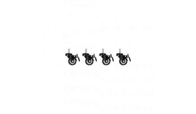 Lanberg Castors x4 with thread and brake for wall mounting cabinets |