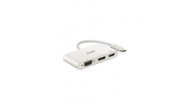 D-link 3-in-1 USB-C to HDMI/VGA/DisplayPort Adapter DUB-V310 0.11 m
